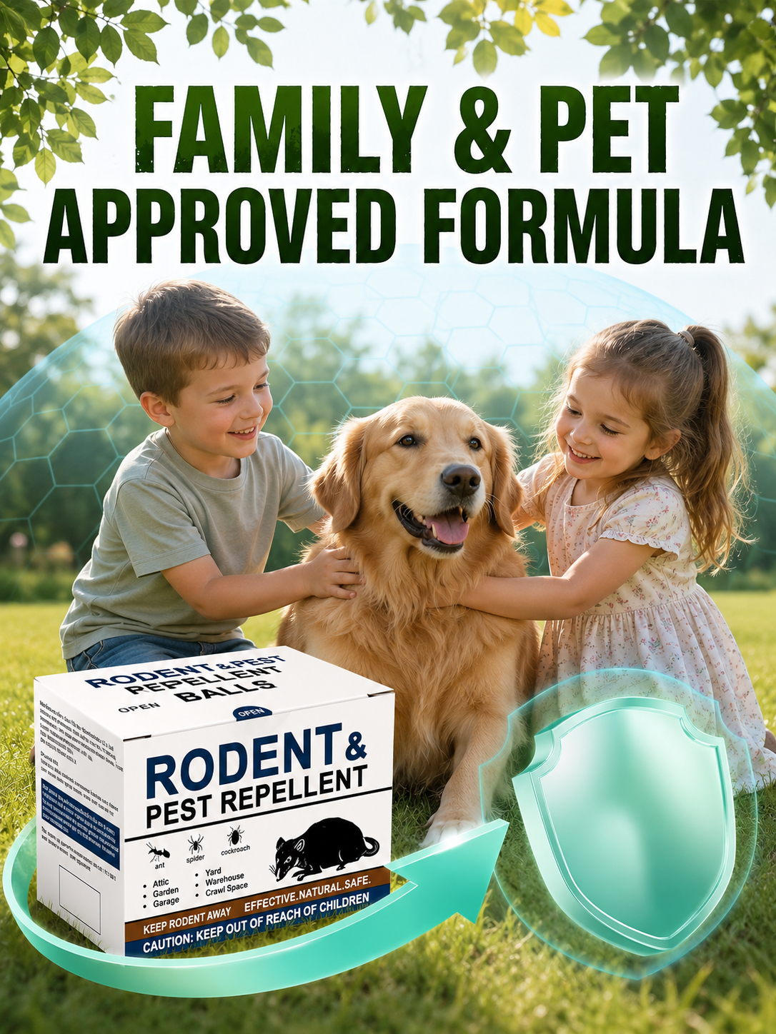 Rodent Repellent 36 Pack, Natural Mouse Repellent Ball Peppermint, Mice Repellent for Indoor & Outdoor, Long-Lasting Rodent Repellent Pouches for Patio/Home/Garage/Garden - Pets Safe